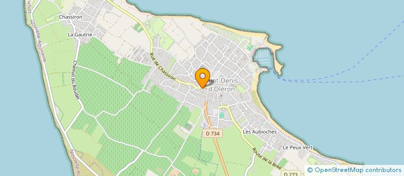 localisation de l'entreprise SCI DU PHARE  SAINT DENIS D'OLERON