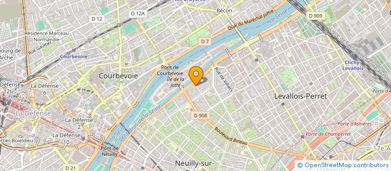 localisation de l'entreprise SCI DU PHARE II à NEUILLY-SUR-SEINE