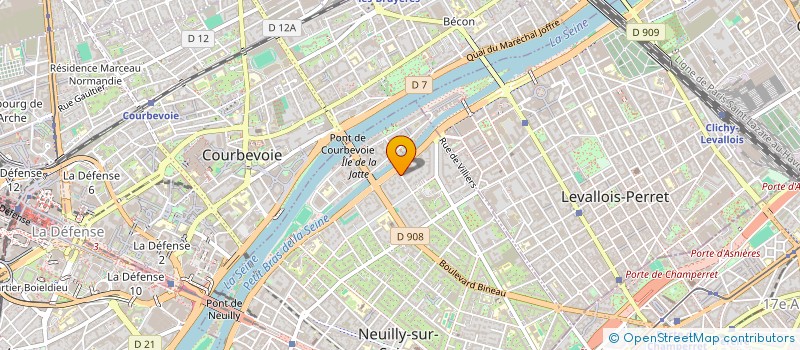 localisation de l'entreprise SCI DU PHARE IV à NEUILLY-SUR-SEINE