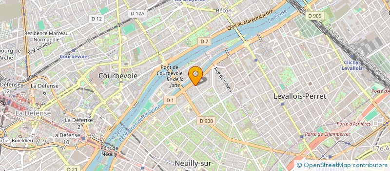 localisation de l'entreprise SCI DU PHARE IX à NEUILLY-SUR-SEINE