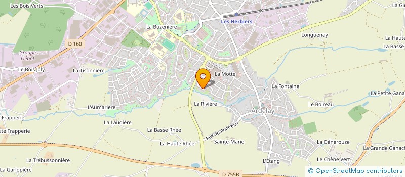 localisation de l'entreprise SCI DU PHARE-NIENTE à LES HERBIERS