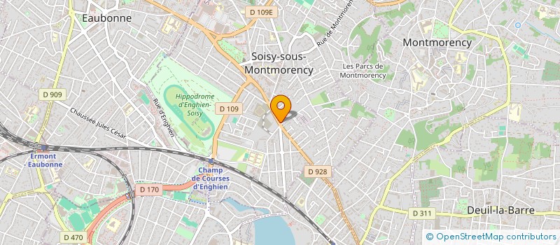 localisation de l'entreprise SCI DU PHENIX à SOISY-SOUS-MONTMORENCY