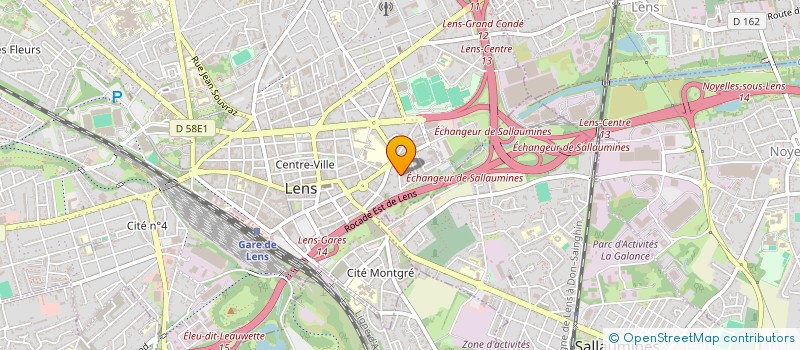 localisation de l'entreprise SCI  DU PHILOSOPHE  LENS