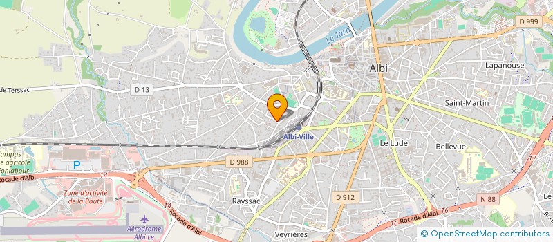 localisation de l'entreprise SCI DU PIAU à ALBI