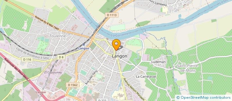 localisation de l'entreprise SCI DU PIAUT à LANGON