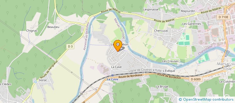 localisation de l'entreprise SCI DU PIC  MARSAC-SUR-L'ISLE