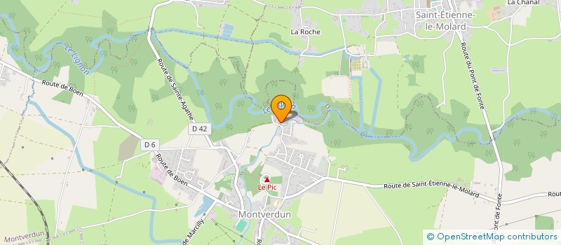 localisation de l'entreprise SCI DU PIC  MONTVERDUN