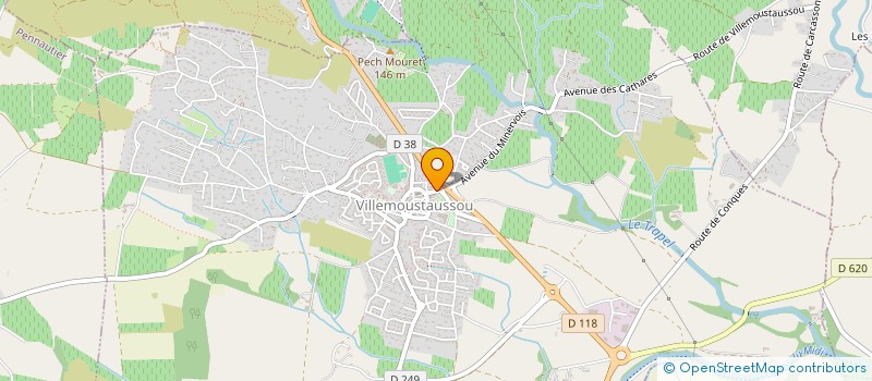 localisation de l'entreprise SCI DU PIC DE NORE à VILLEMOUSTAUSSOU