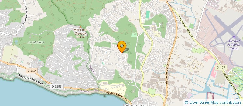localisation de l'entreprise SCI DU PIC DES FEES à HYERES