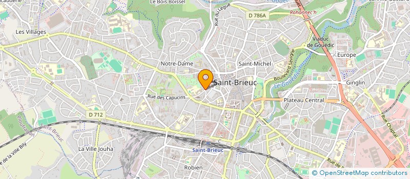 localisation de l'entreprise SCI DU PIC DU MIDI à SAINT-BRIEUC