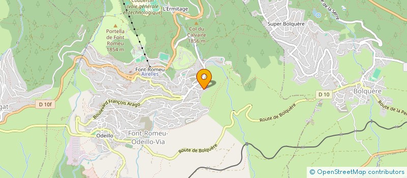 localisation de l'entreprise SCI DU PIC LLORY  FONT-ROMEU-ODEILLO-VIA