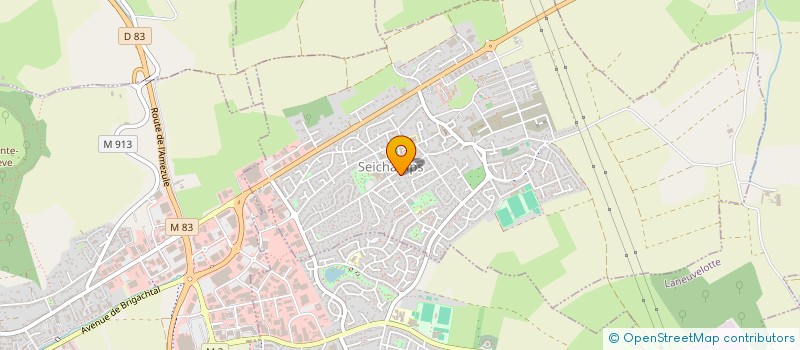 localisation de l'entreprise SCI DU PIC VERT  SEICHAMPS