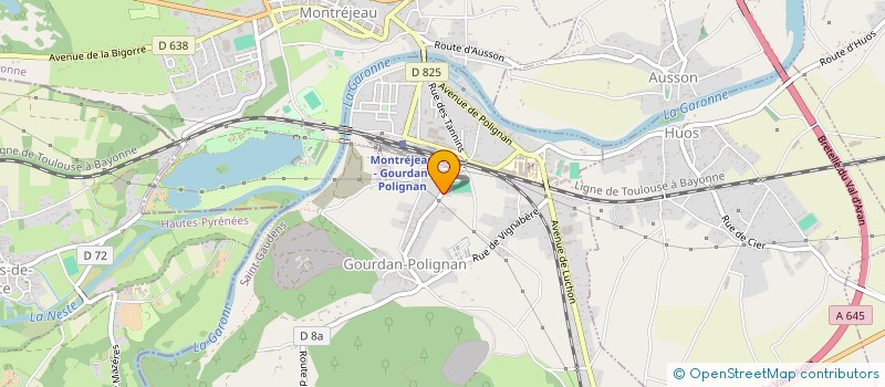 localisation de l'entreprise SCI DU PICON  GOURDAN-POLIGNAN