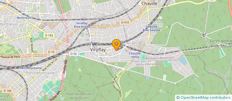 localisation de l'entreprise SCI DU PICPOUL  VIROFLAY