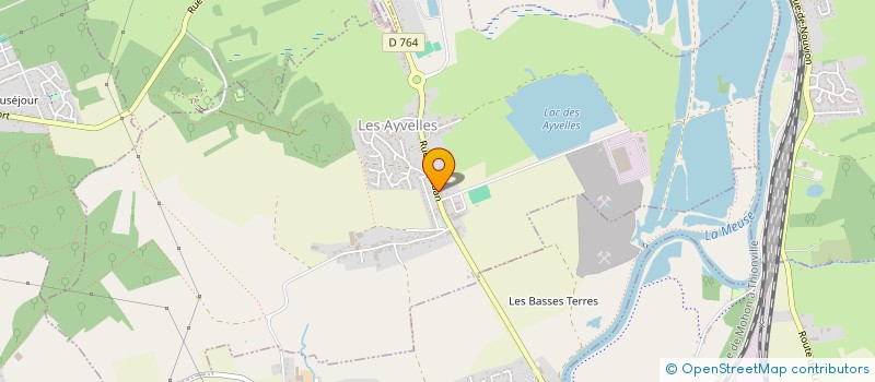 localisation de l'entreprise SCI DU PIED DE COQ  LES AYVELLES