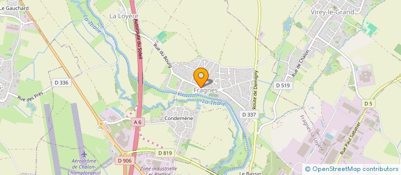 localisation de l'entreprise SCI DU PIGEONNIER  FRAGNES-LA LOYERE