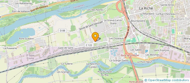 localisation de l'entreprise SCI DU PIGEONNIER  LA RICHE