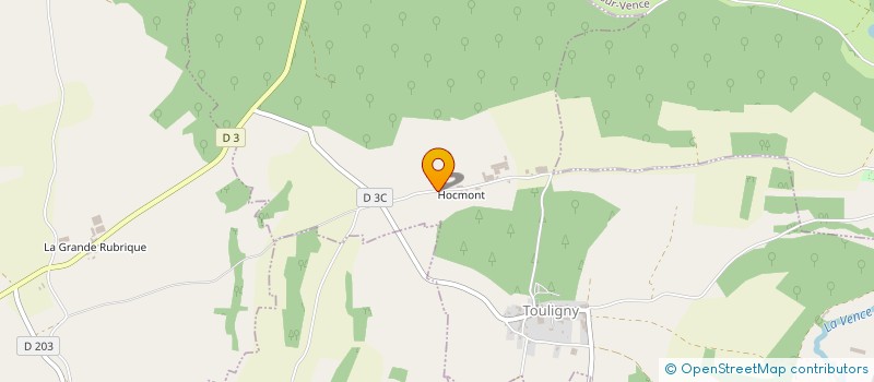 localisation de l'entreprise SCI DU PIGEONNIER  TOULIGNY