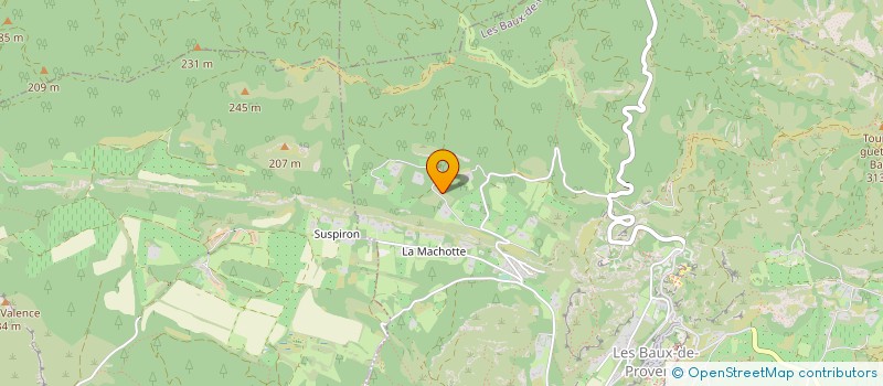 localisation de l'entreprise SCI DU PIGEONNIER  LES BAUX-DE-PROVENCE