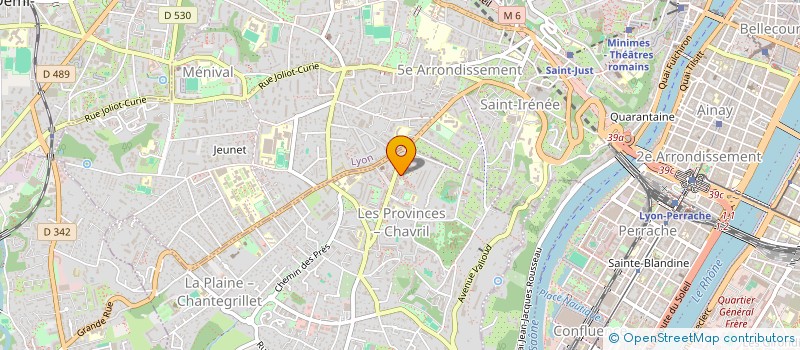 localisation de l'entreprise SCI DU PIGEONNIER  SAINTE-FOY-LES-LYON