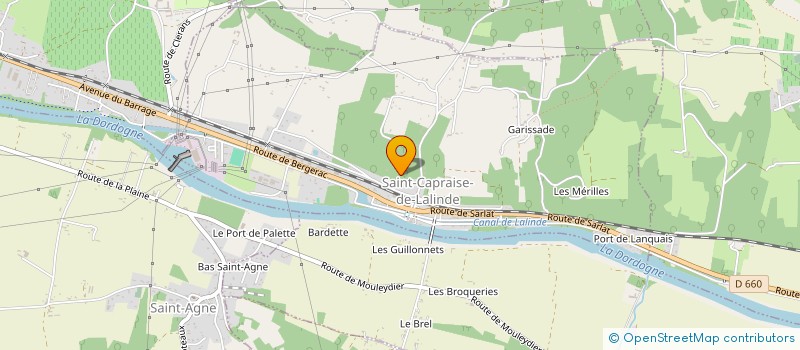 localisation de l'entreprise SCI DU PIGEONNIER  CAUSE-DE-CLERANS