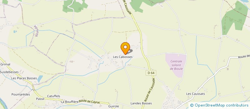 localisation de l'entreprise SCI DU PIGEONNIIER DE LALANDE  BIOULE