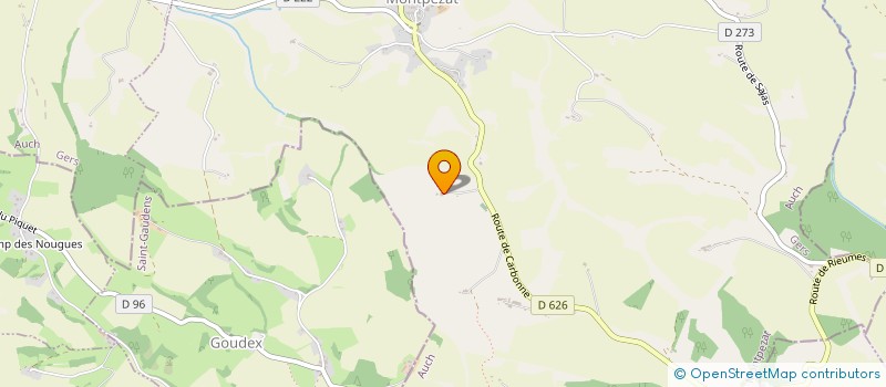 localisation de l'entreprise SCI DU PIGUET  SAUVETERRE