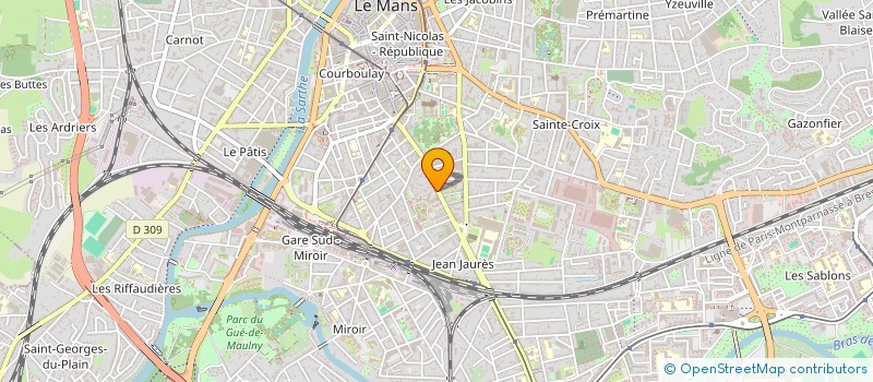 localisation de l'entreprise SCI DU PILAT  LE MANS