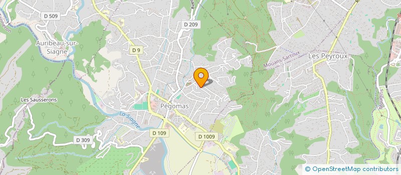 localisation de l'entreprise SCI DU PILLAUD  PEGOMAS