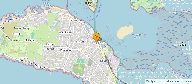 localisation de l'entreprise SCI DU PILORI BLANC  LE CROISIC