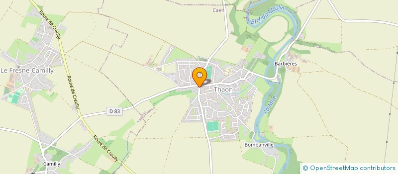 localisation de l'entreprise SCI DU PIMPIDOM  THAON