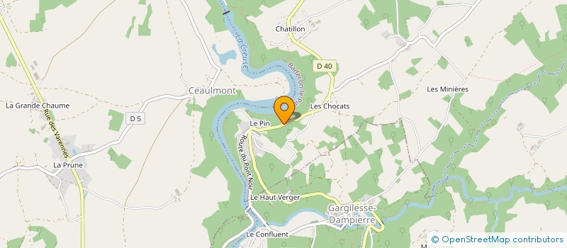 localisation de l'entreprise SCI DU PIN à BADECON-LE-PIN