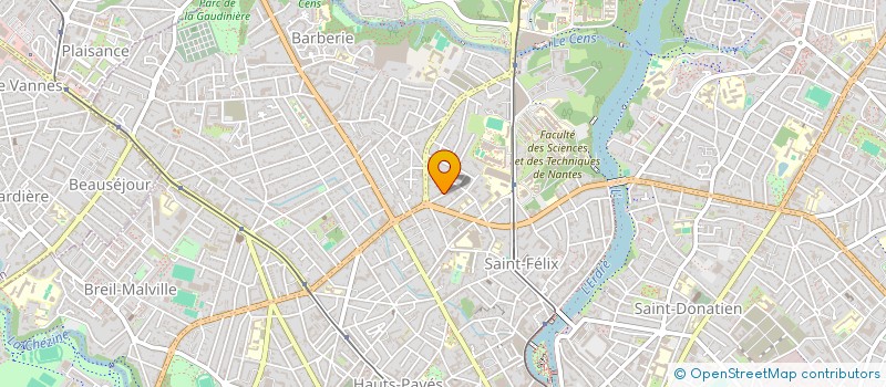 localisation de l'entreprise SCI DU PIN à NANTES