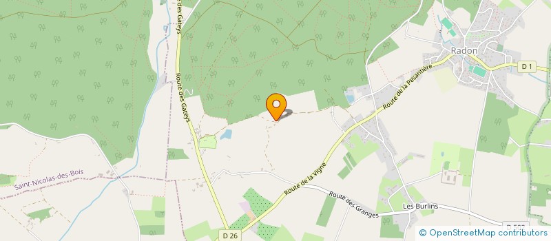 localisation de l'entreprise SCI DU PIN à ECOUVES