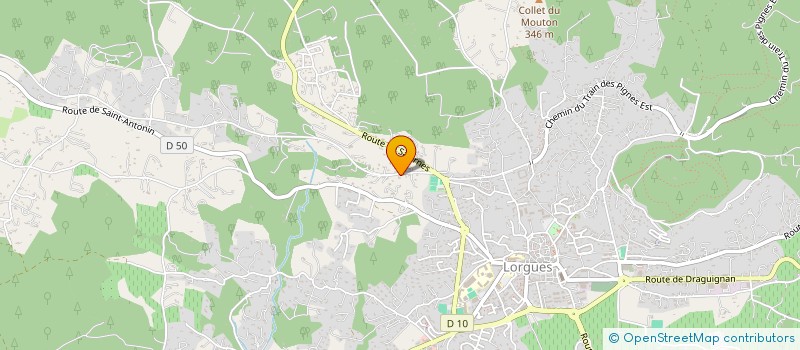 localisation de l'entreprise SCI DU PIN  SAINT-RAPHAEL