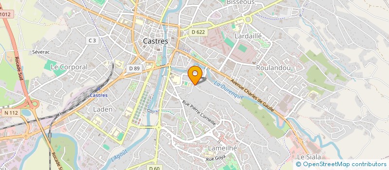 localisation de l'entreprise SCI DU PIN  CASTRES