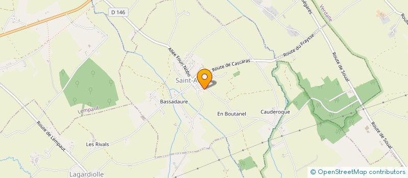 localisation de l'entreprise SCI DU PIN à MASSAGUEL