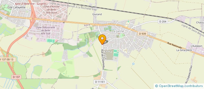 localisation de l'entreprise SCI DU PIN  LA JARRIE