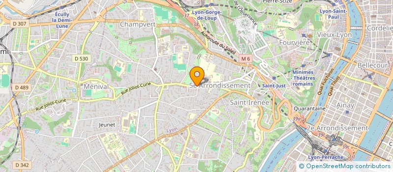 localisation de l'entreprise SCI DU PIN  LYON