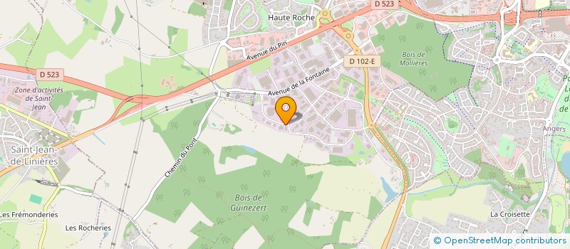 localisation de l'entreprise SCI DU PIN BOCAPRO  BEAUCOUZE