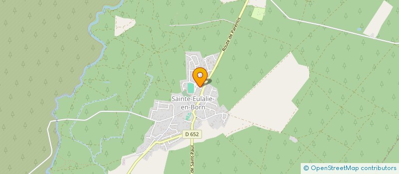 localisation de l'entreprise SCI DU PIN FRANC  SAINTE-EULALIE-EN-BORN