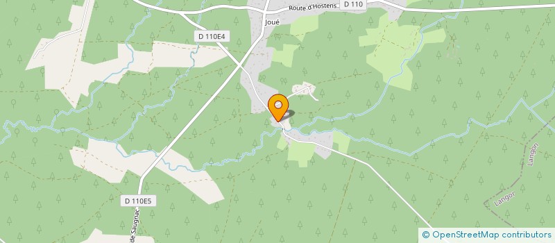 localisation de l'entreprise SCI DU PIN JAUNE  BELIN-BELIET