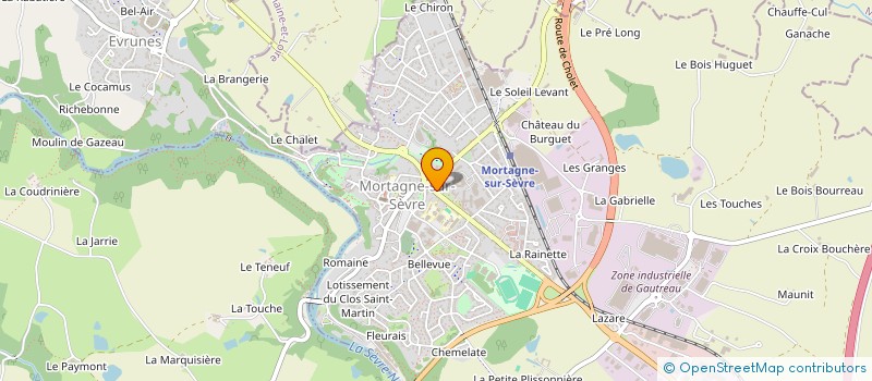 localisation de l'entreprise SCI DU PIN L'ETANG à SAINT-LAURENT-SUR-SEVRE