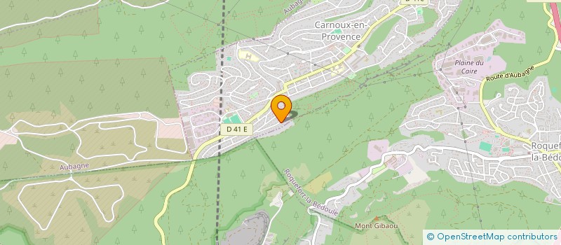 localisation de l'entreprise SCI DU PIN VERT à CARNOUX-EN-PROVENCE