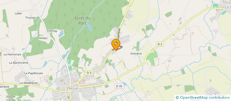 localisation de l'entreprise SCI DU PINGLIAUD  PLESSE