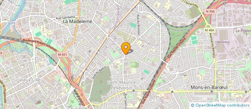 localisation de l'entreprise SCI DU PINGOUIN  LILLE