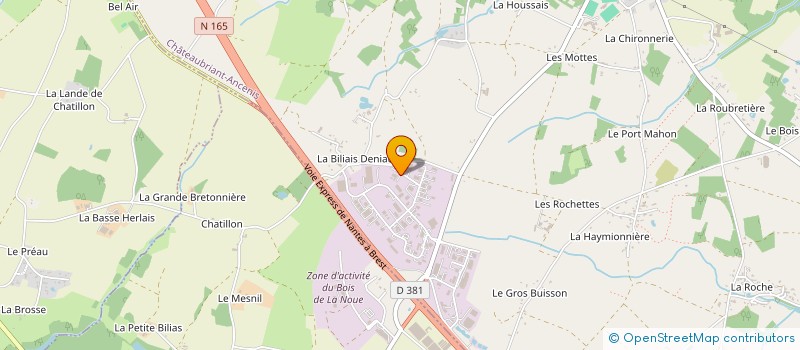 localisation de l'entreprise SCI DU PINIER à VIGNEUX-DE-BRETAGNE
