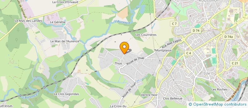 localisation de l'entreprise SCI DU PINOT NOIR à ISLE