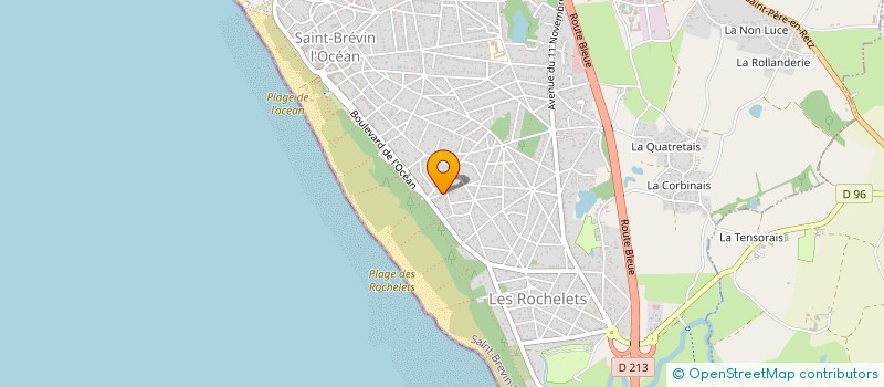 localisation de l'entreprise SCI DU PINSON à SAINT-BREVIN-LES-PINS