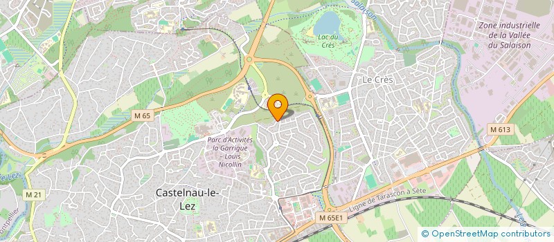 localisation de l'entreprise SCI DU PIOCHE PELLAT  CASTELNAU-LE-LEZ